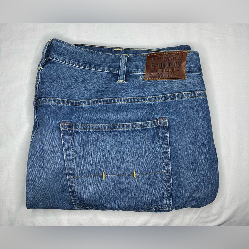 Polo Ralph Lauren Jeans Men’s 48x32 Blue Big Light Wash Classic 867 Straight